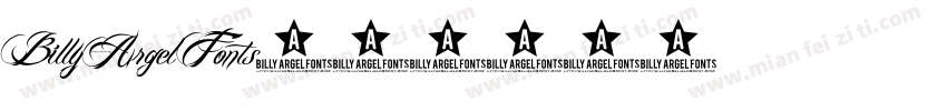 Billy Argel Fonts字体转换